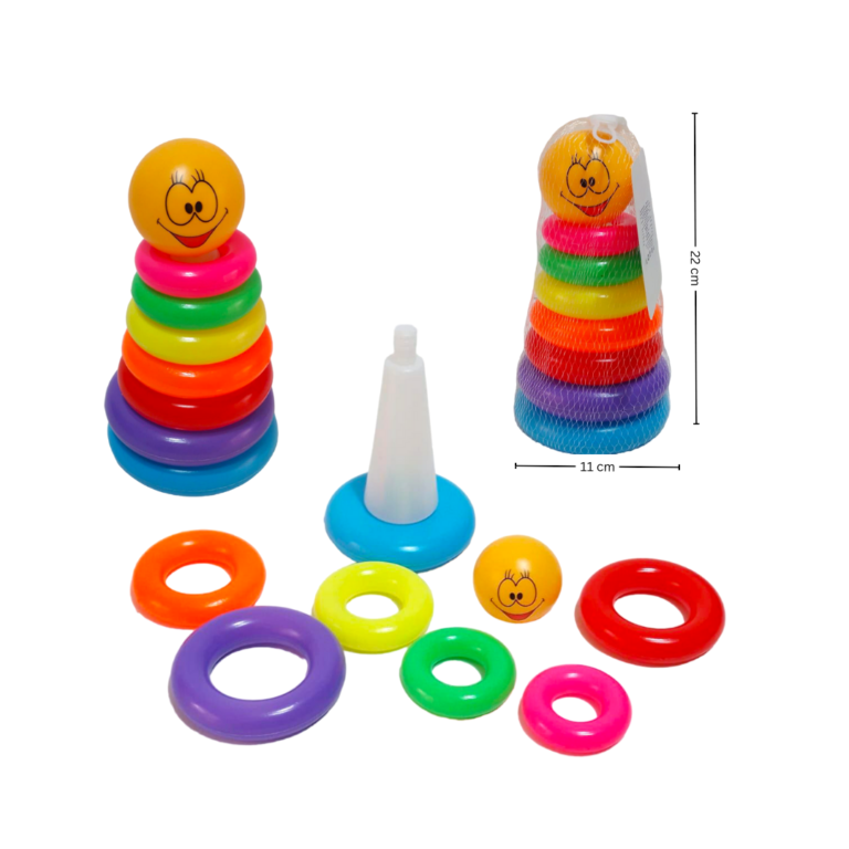 لعبة عامود حلقات سمايل 7 حلقات 