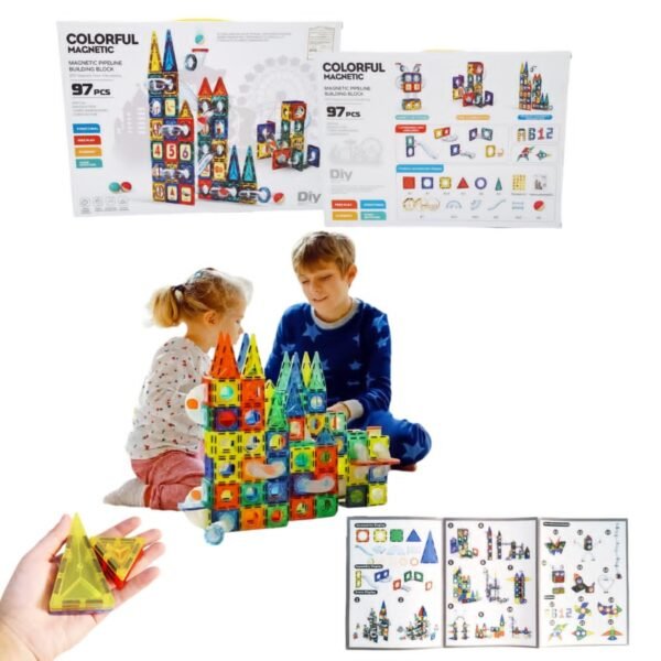 تركيبات مغناطيسية 97 قطعة
