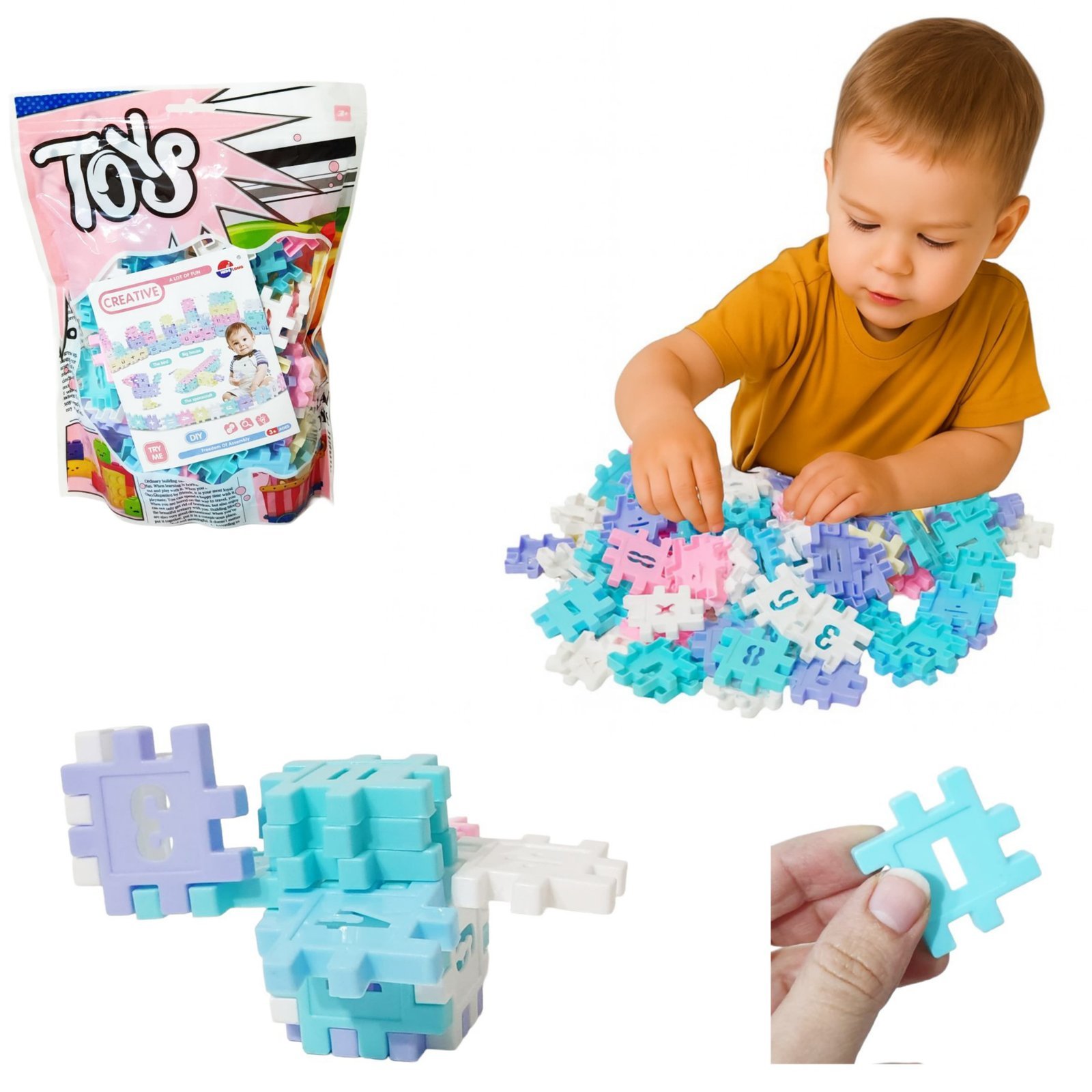 مكعبات بناء ارقام