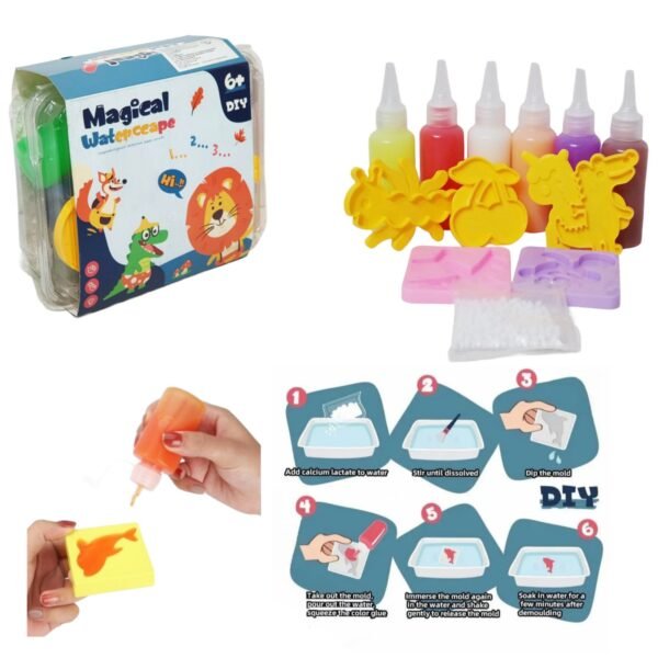 جل مائي سحري (6 الوان-8 اشكال)