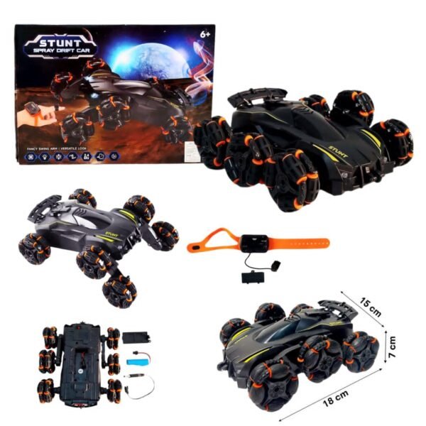 عربية تحكم بساعة ايد اسود