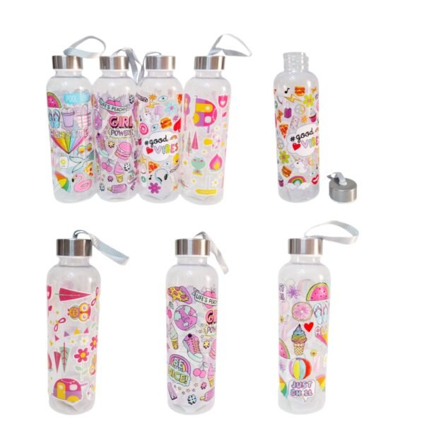 زجاجة شفافة رسومات