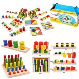 حقيبة منتسوري ١٤ قطعة