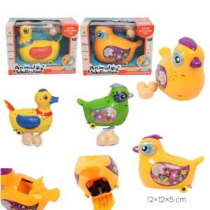 بطة بتبيض ملونة