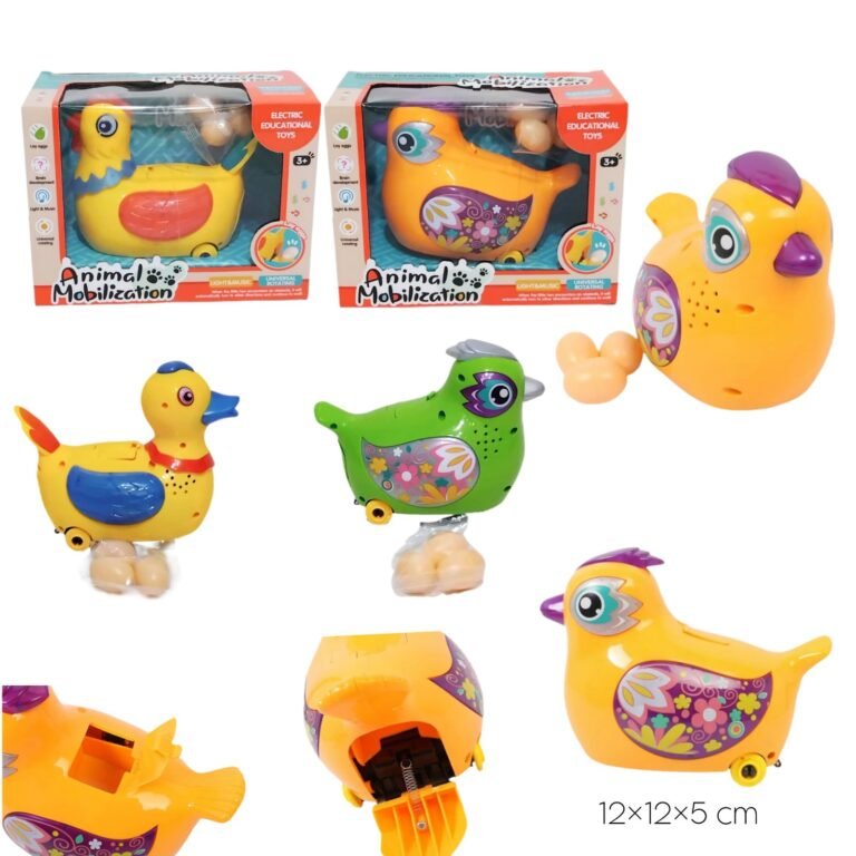 بطة بتبيض ملونة