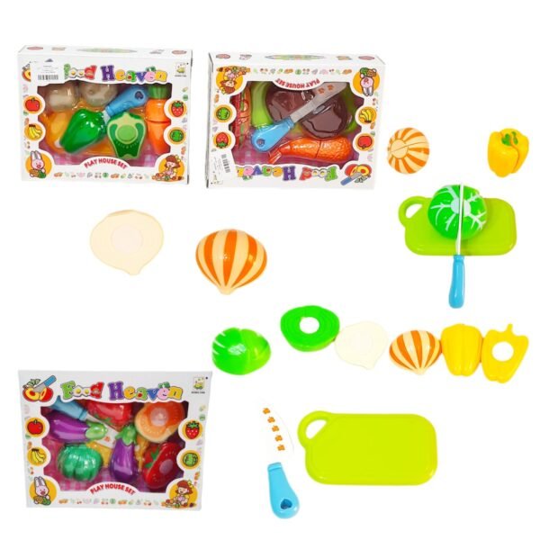 تقطيع فاكهه او خضروات 3 قطع