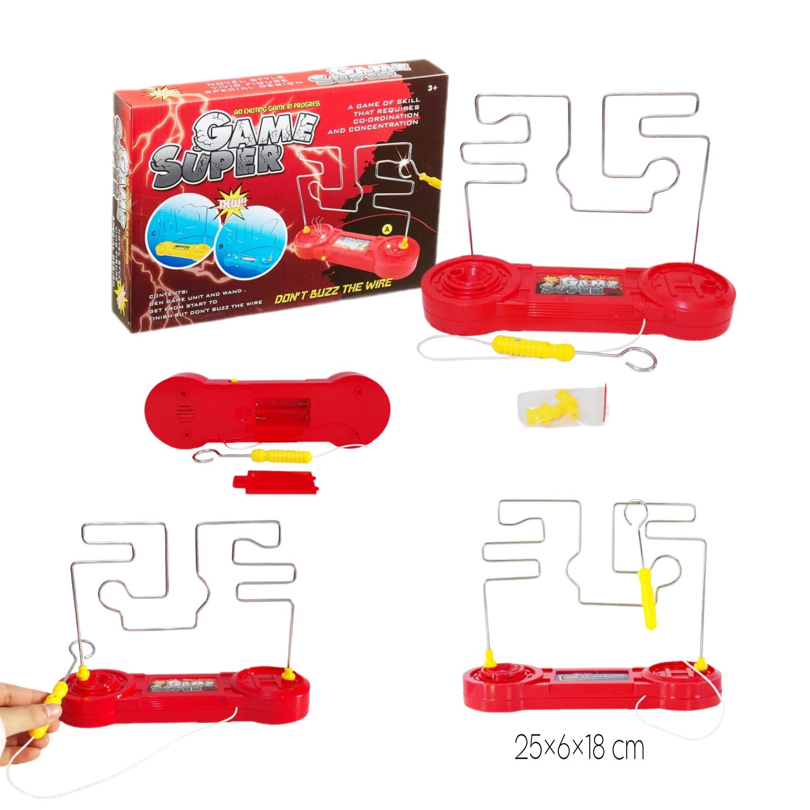 متاهة تركيز احمر