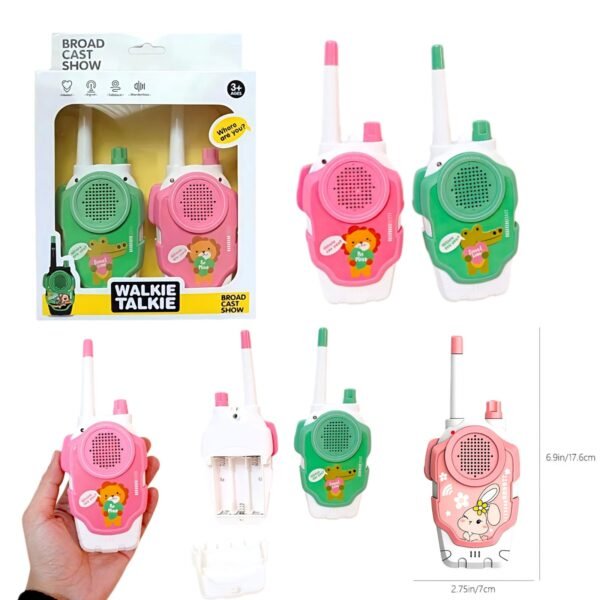 واكي توكي الوان (اخضر - روز)