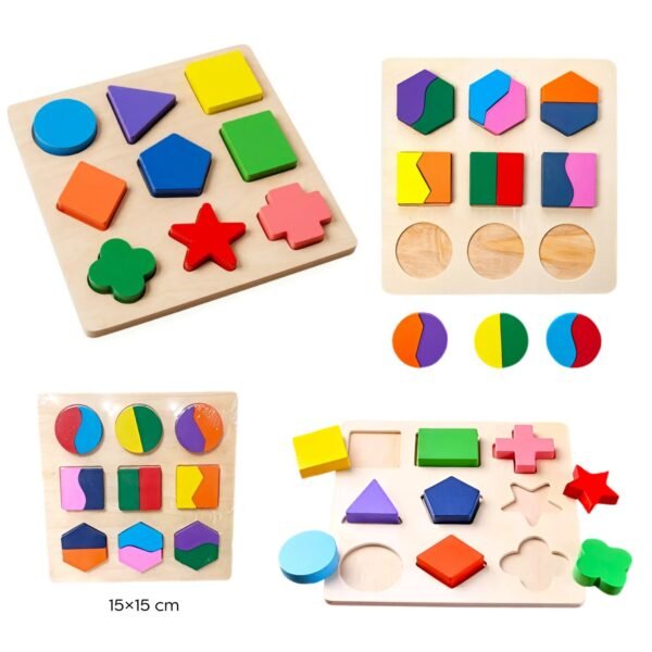 لوحة مطابقة اشكال هندسية